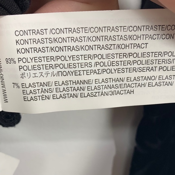 MINKPINK Wild Fantasies Velvet Bodysuit Black - Picture 4 of 4